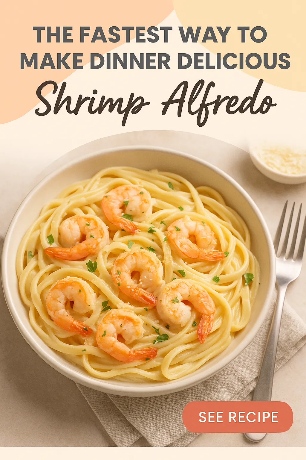The Fastest Way to Make Dinner Delicious Shrimp Alfredo