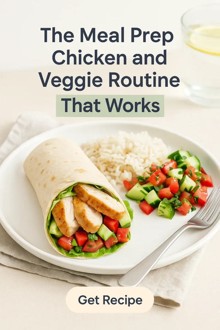 The Meal Prep Chicken and Veggie Routine That Works
