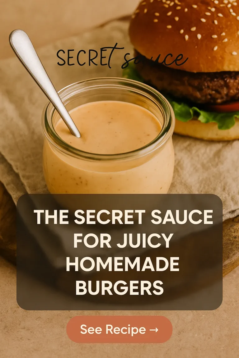 The Secret Sauce for Juicy Homemade Burgers
