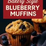 The Secret to Bakery Style Blueberry Muffins