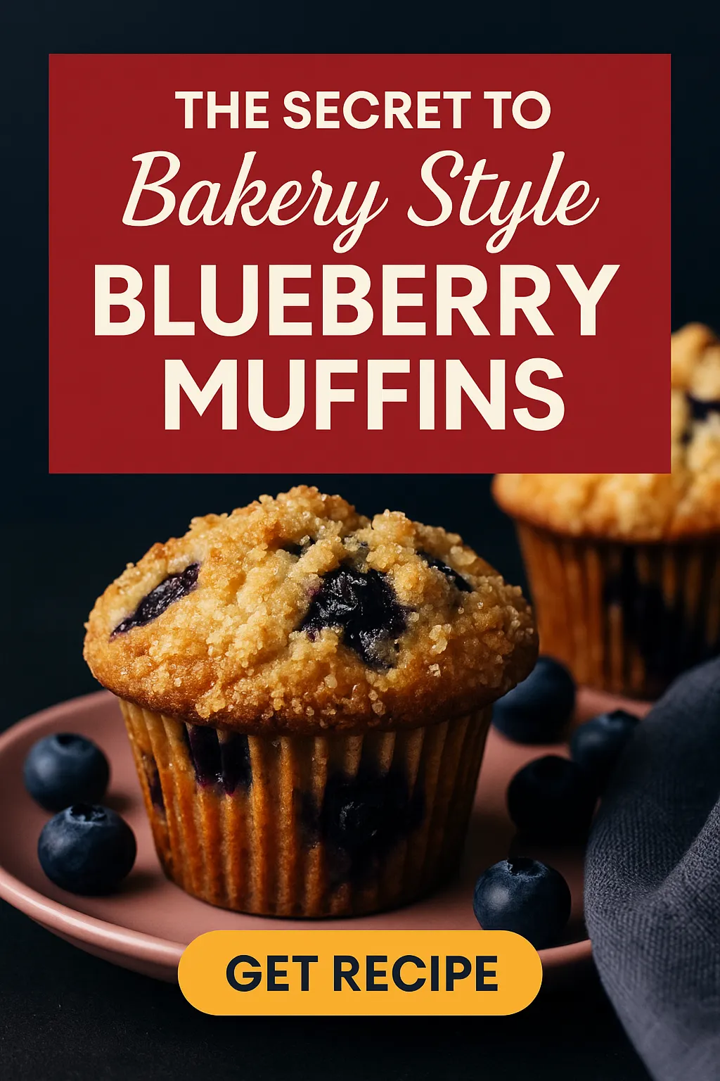 The Secret to Bakery Style Blueberry Muffins