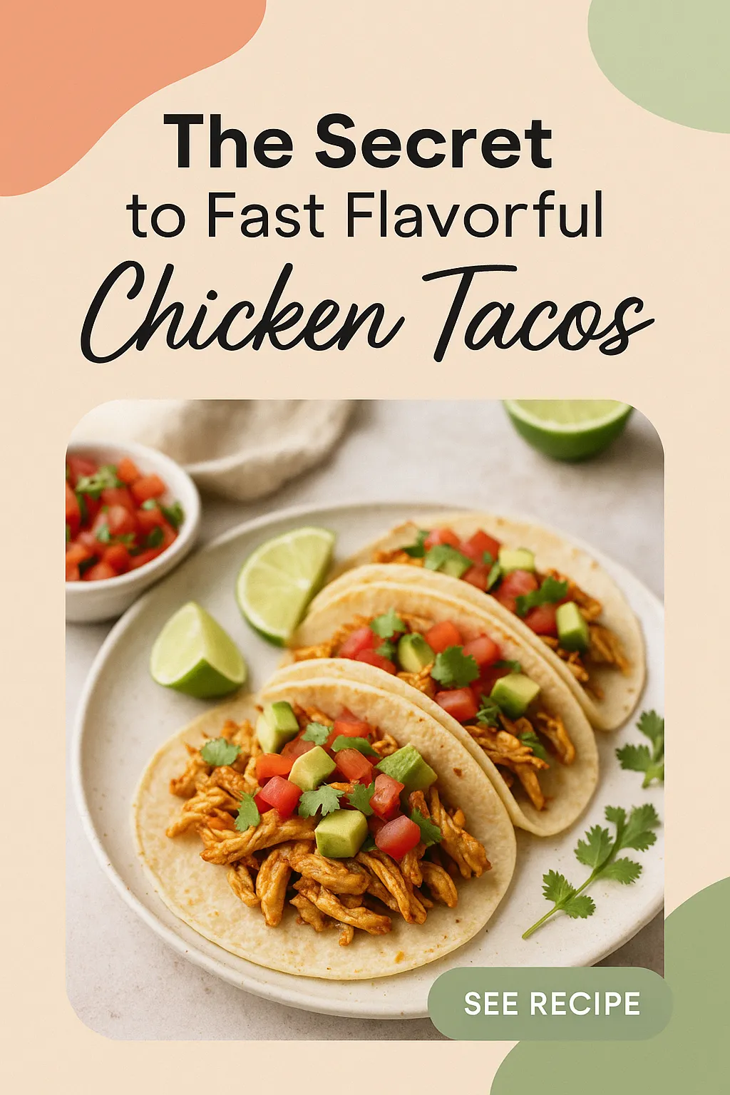The Secret to Fast Flavorful Chicken Tacos