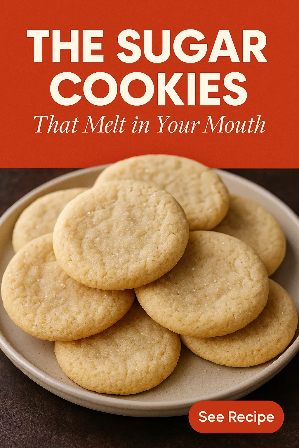 The Sugar Cookies That Melt in Your Mouth
