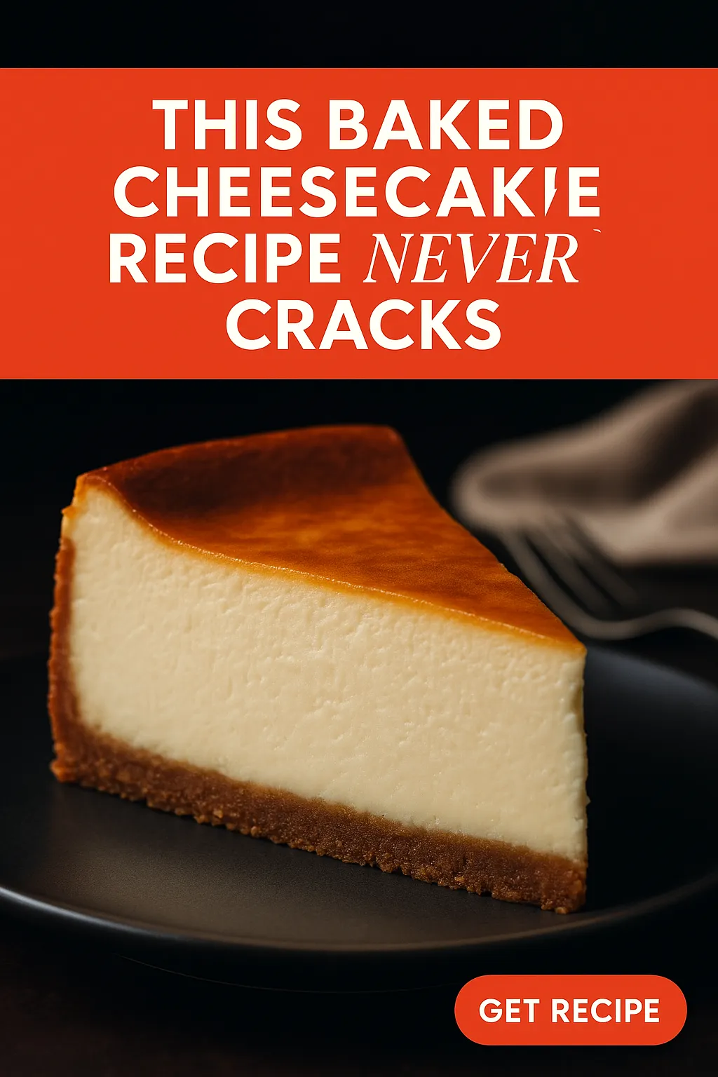 This Baked Cheesecake Recipe Never Cracks