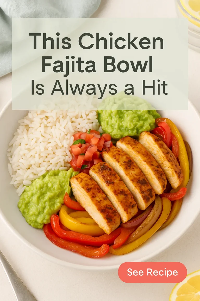 This Chicken Fajita Bowl Is Always a Hit