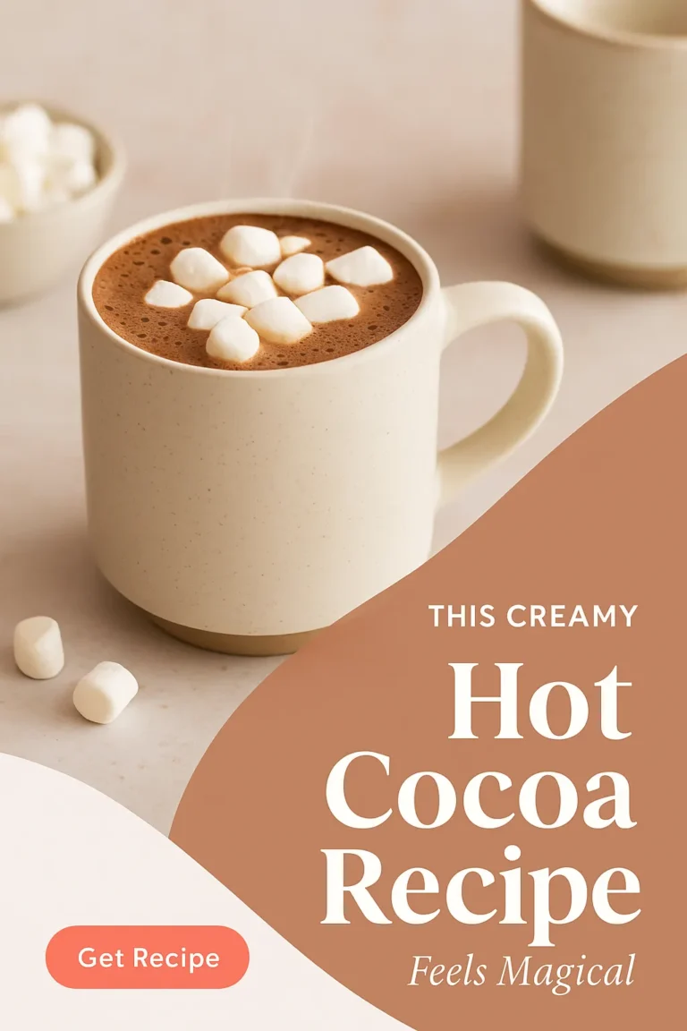This Creamy Hot Cocoa Recipe Feels Magical