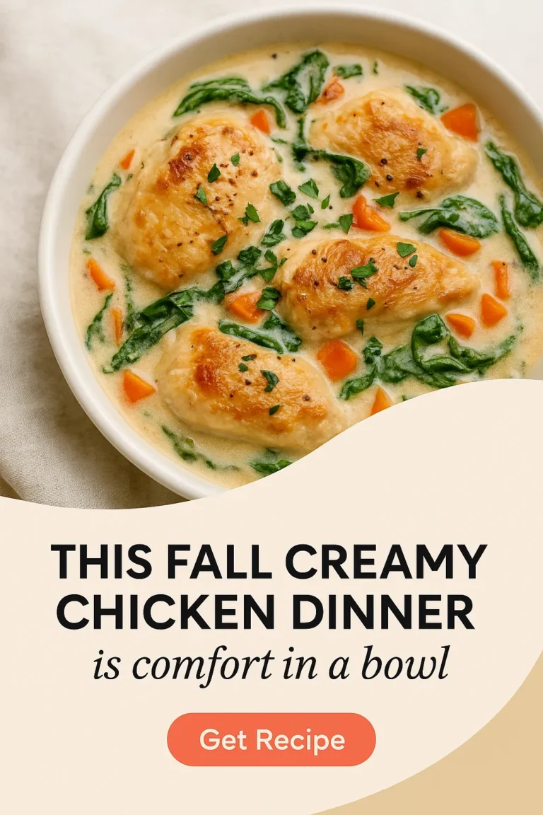 This Fall Creamy Chicken Dinner Is Comfort in a Bowl