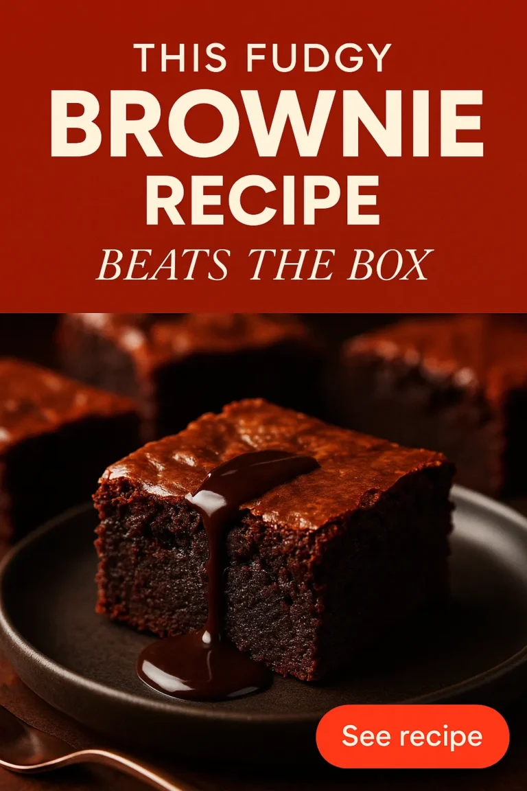 This Fudgy Brownie Recipe Beats the Box