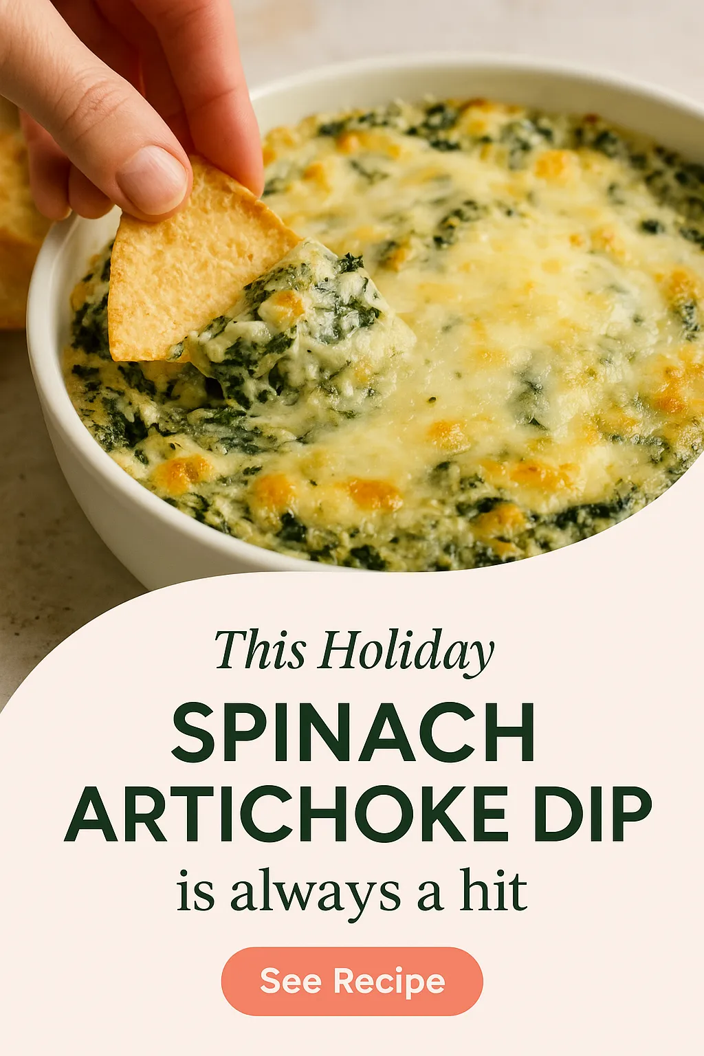 This Holiday Spinach Artichoke Dip Is Always a Hit