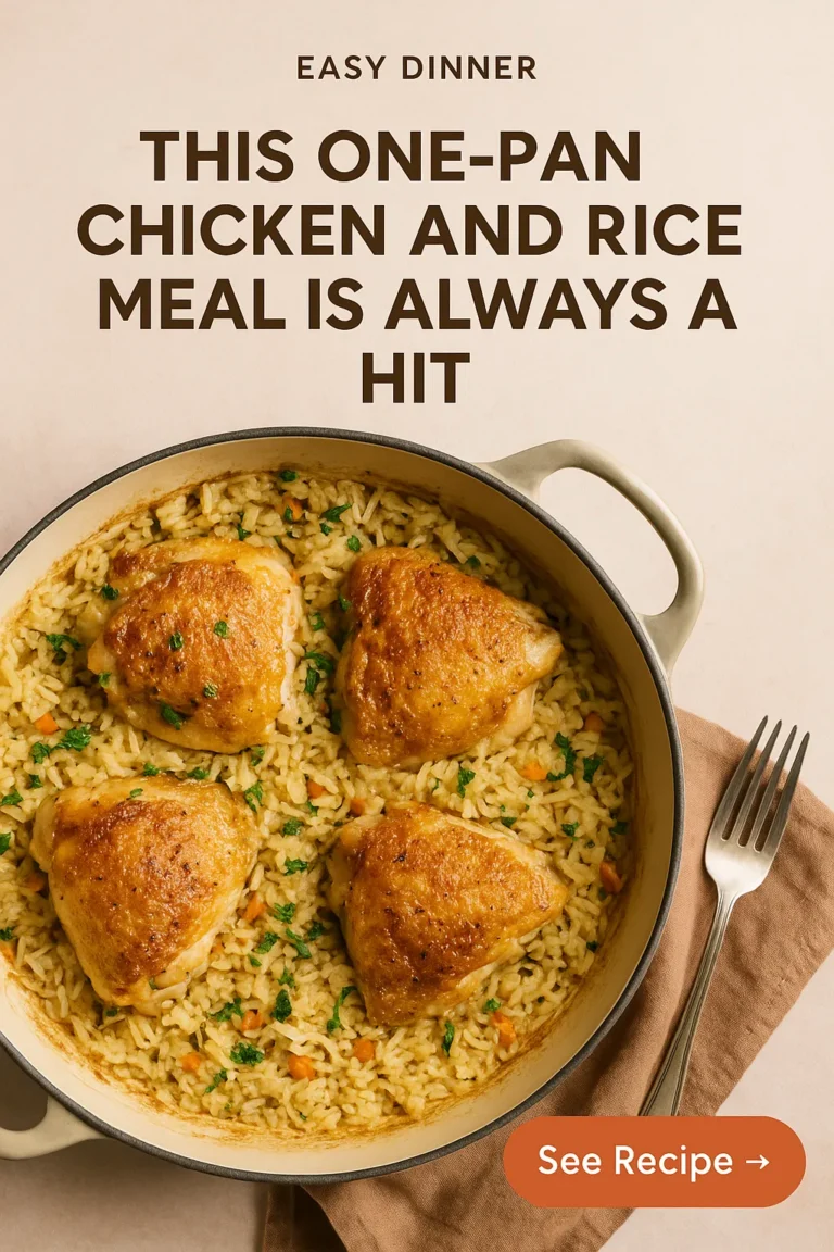 This One-Pan Chicken and Rice Meal Is Always a Hit