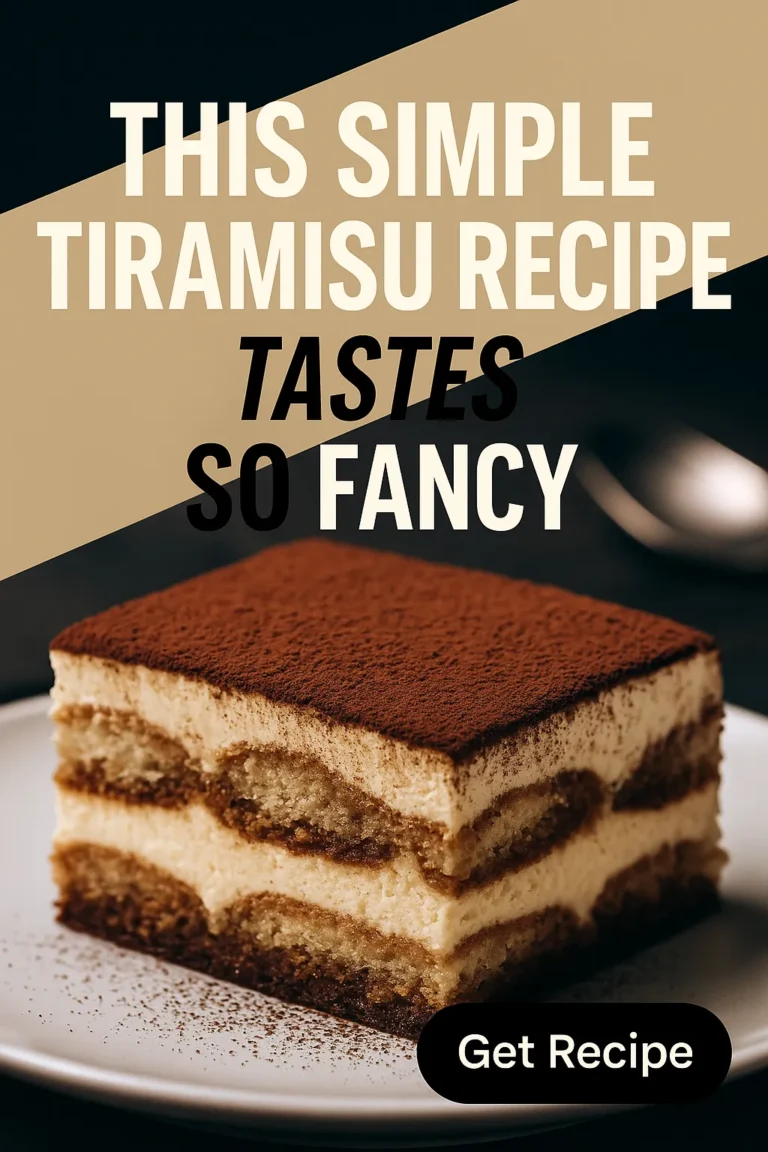 This Simple Tiramisu Recipe Tastes So Fancy