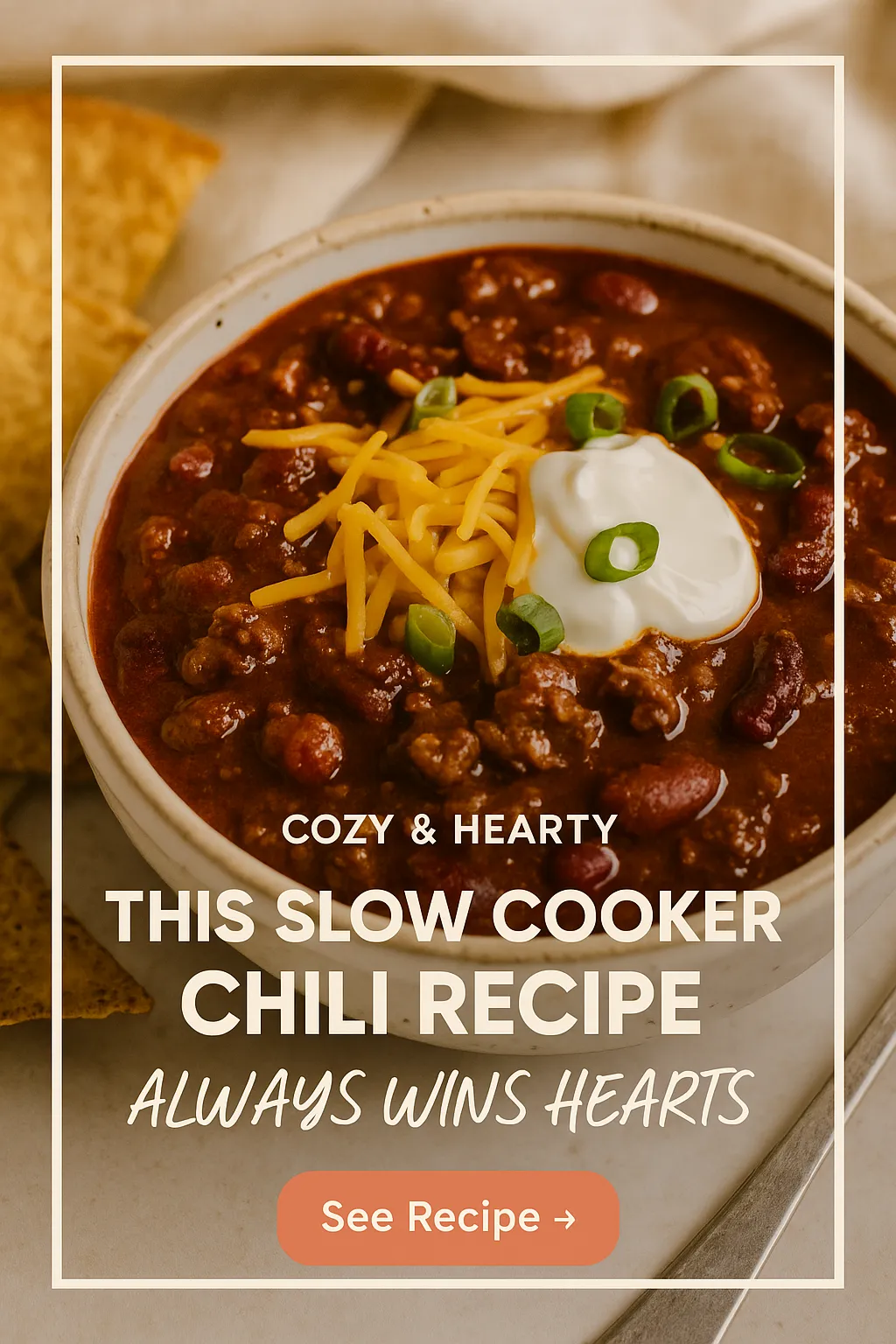 This Slow Cooker Chili Recipe Always Wins Hearts