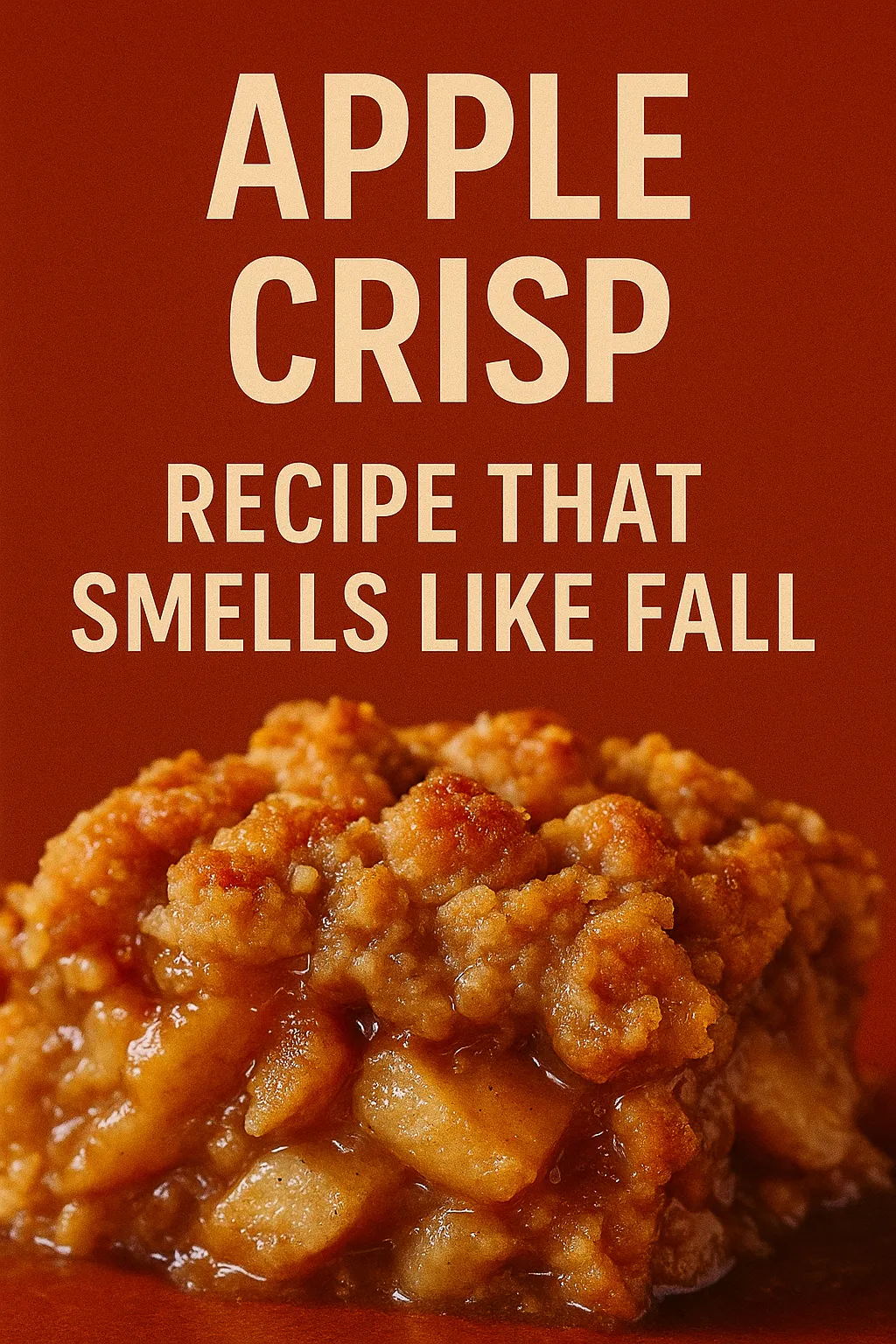 Apple Crisp Recipe That Smells Like Fall