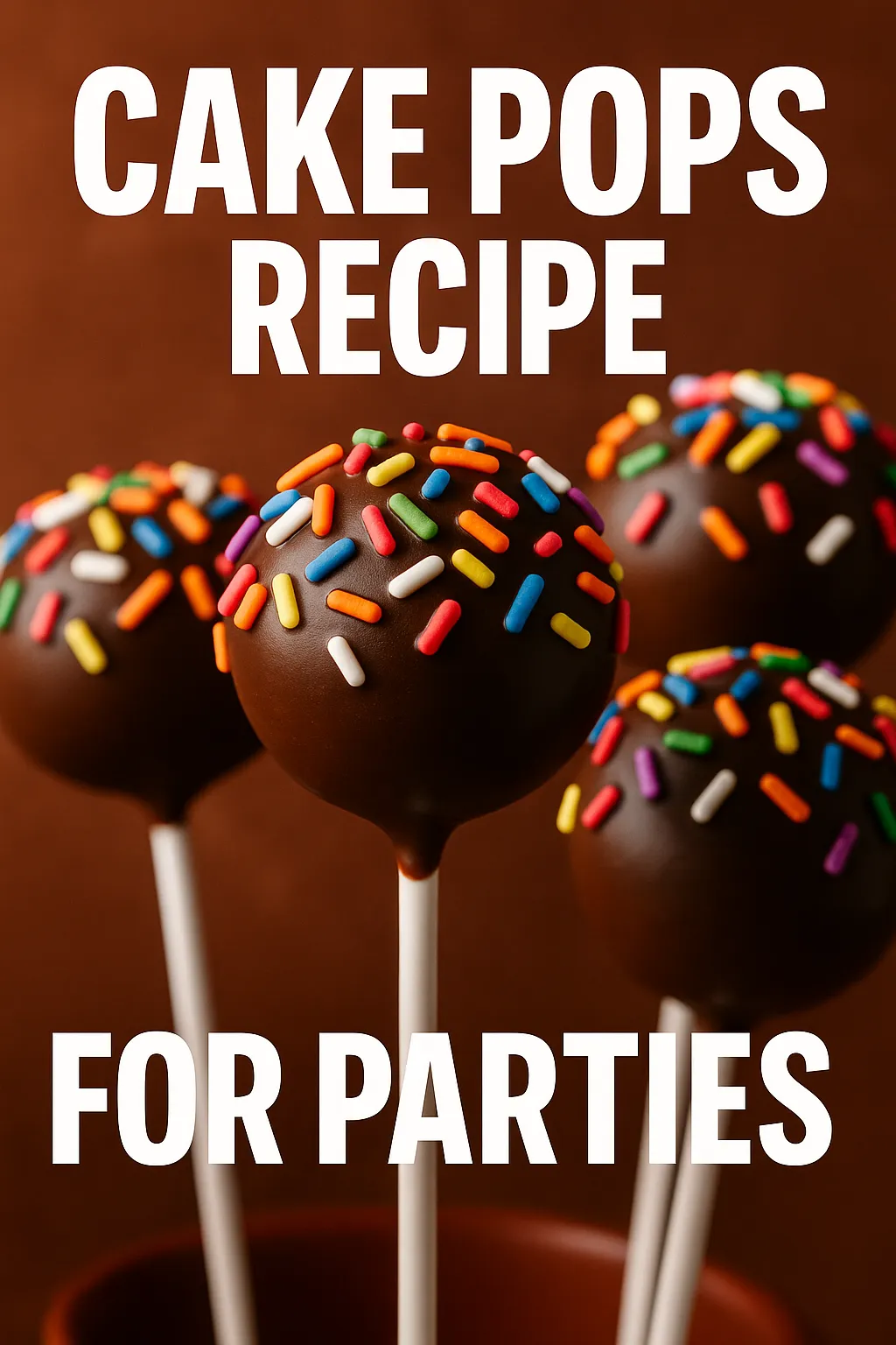 Cake Pops Recipe for Parties