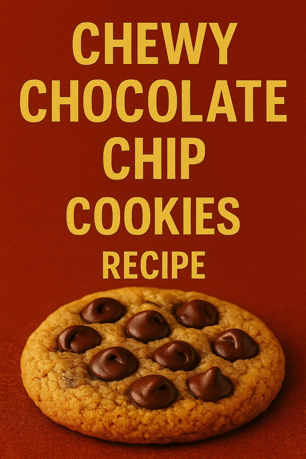 Chewy Chocolate Chip Cookies Recipe