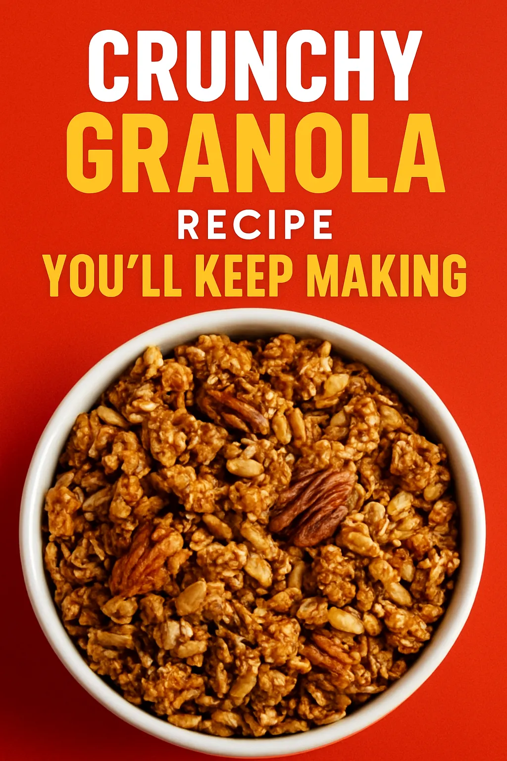 Crunchy Granola Recipe Youll Keep Making