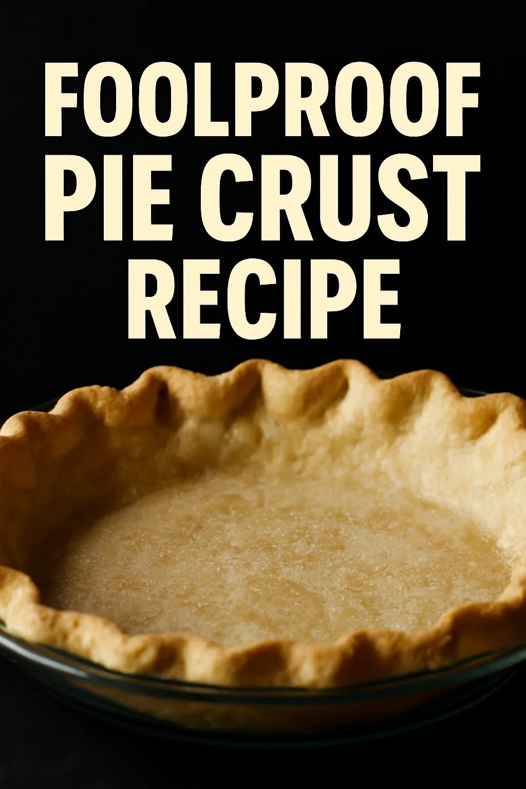Foolproof Pie Crust Recipe