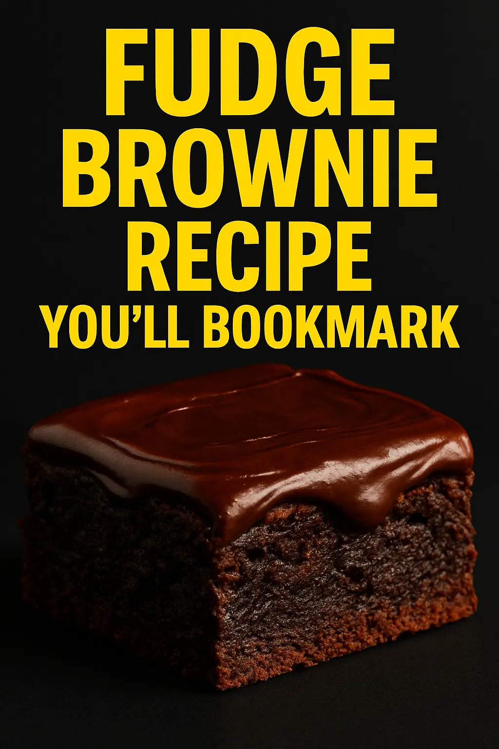 Fudge Brownie Recipe Youll Bookmark