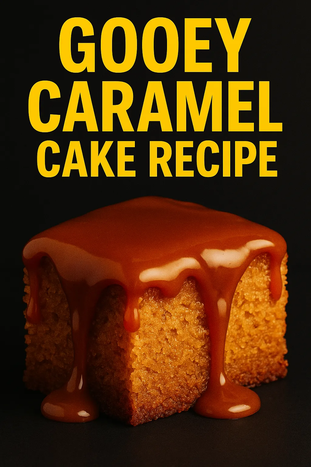 Gooey Caramel Cake Recipe