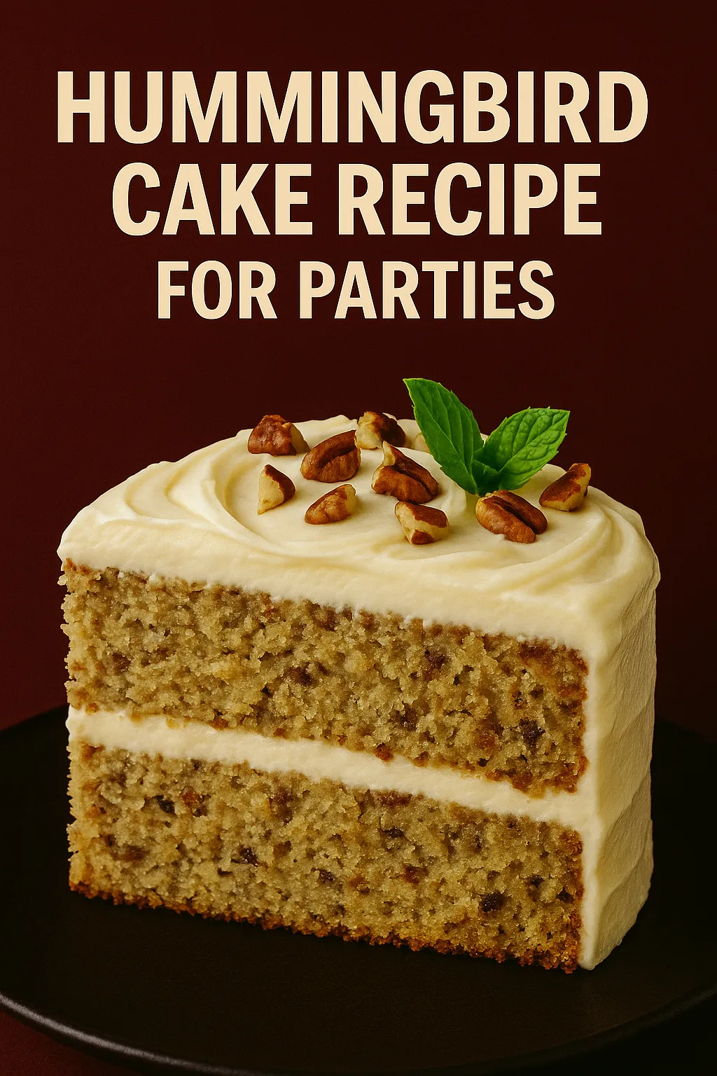 Hummingbird Cake Recipe for Parties