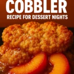 Peach Cobbler Recipe for Dessert Nights