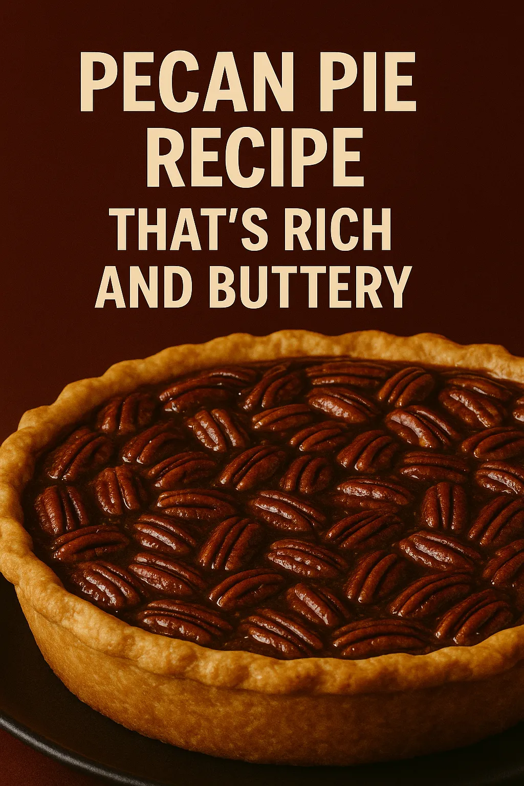 Pecan Pie Recipe Thats Rich and Buttery