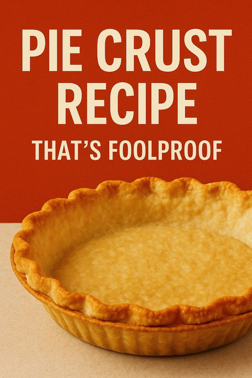 Pie Crust Recipe Thats Foolproof