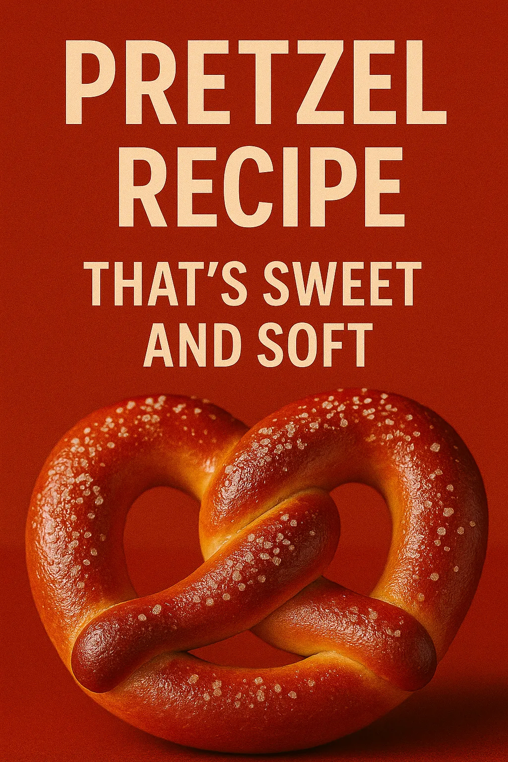 Pretzel Recipe Thats Sweet and Soft