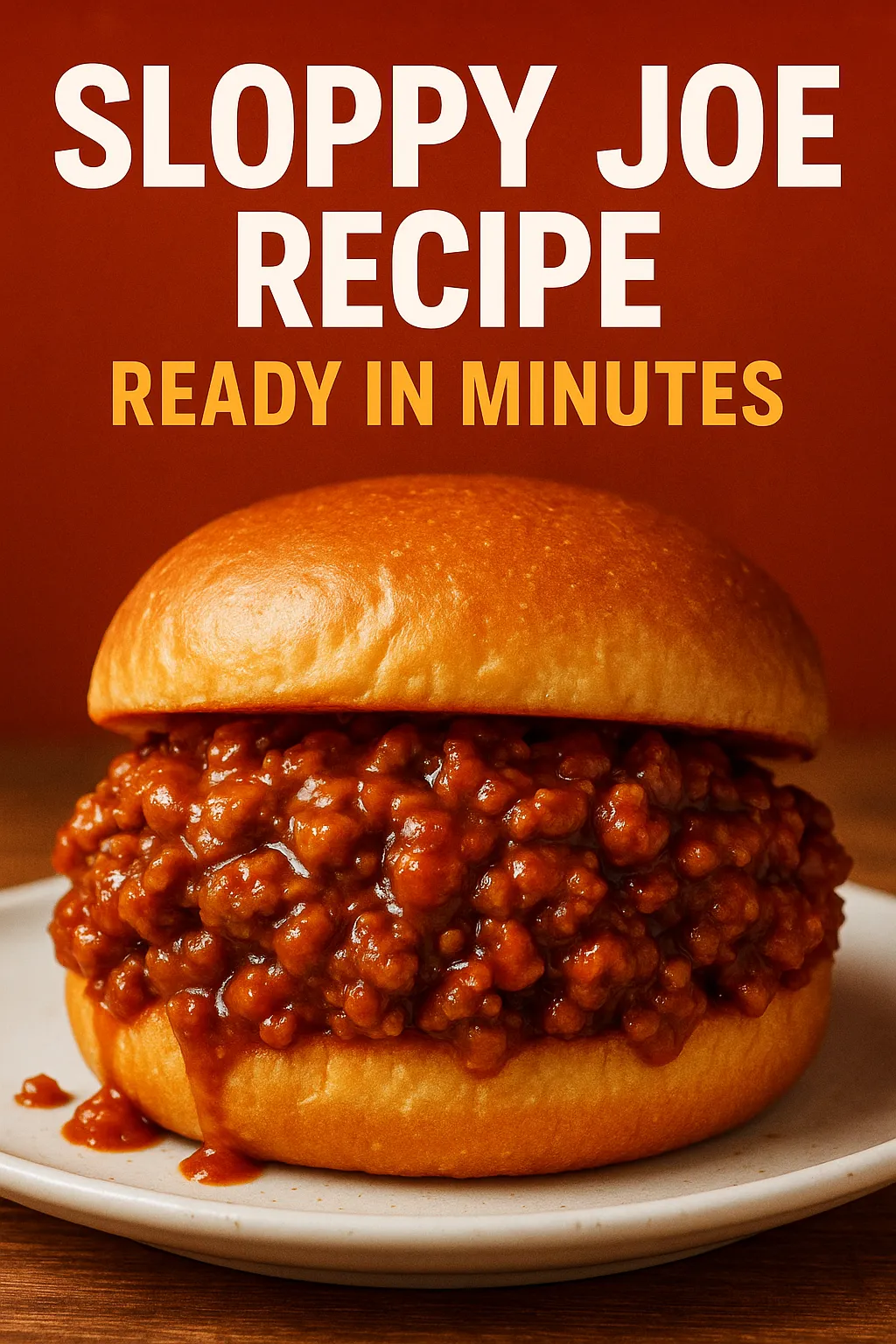 Sloppy Joe Recipe Ready in Minutes 1