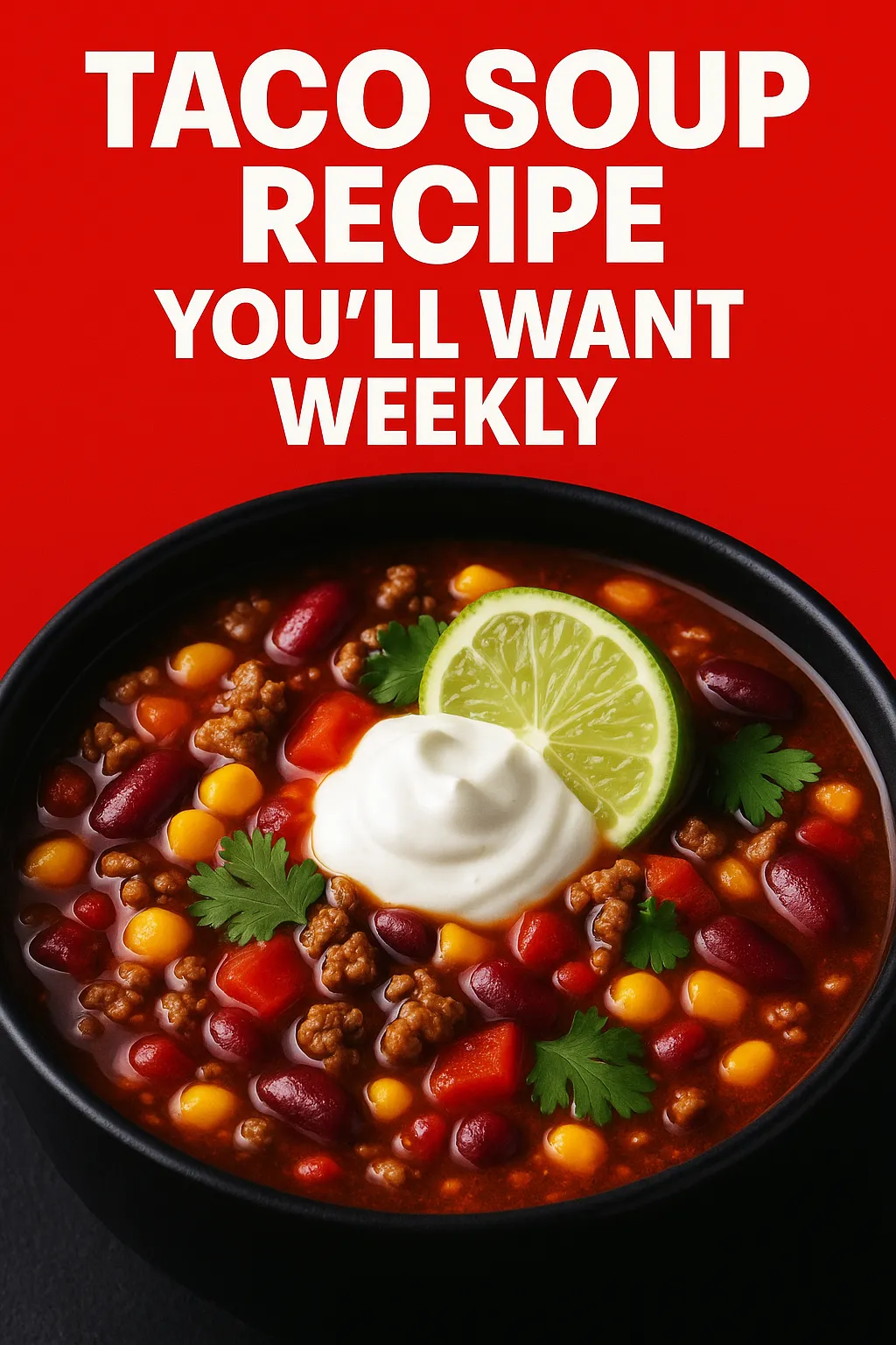 Taco Soup Recipe Youll Want Weekly