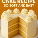 Vanilla Cake Recipe So Soft and Easy