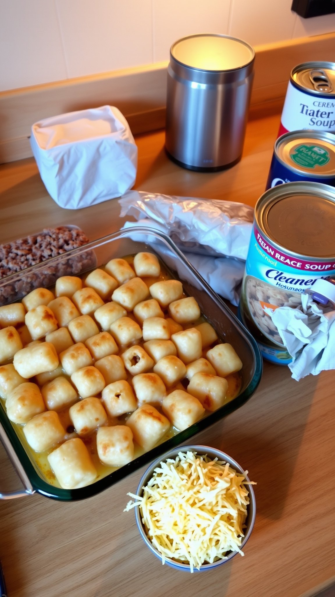 Basic Recipe for Tater Tot Casserole