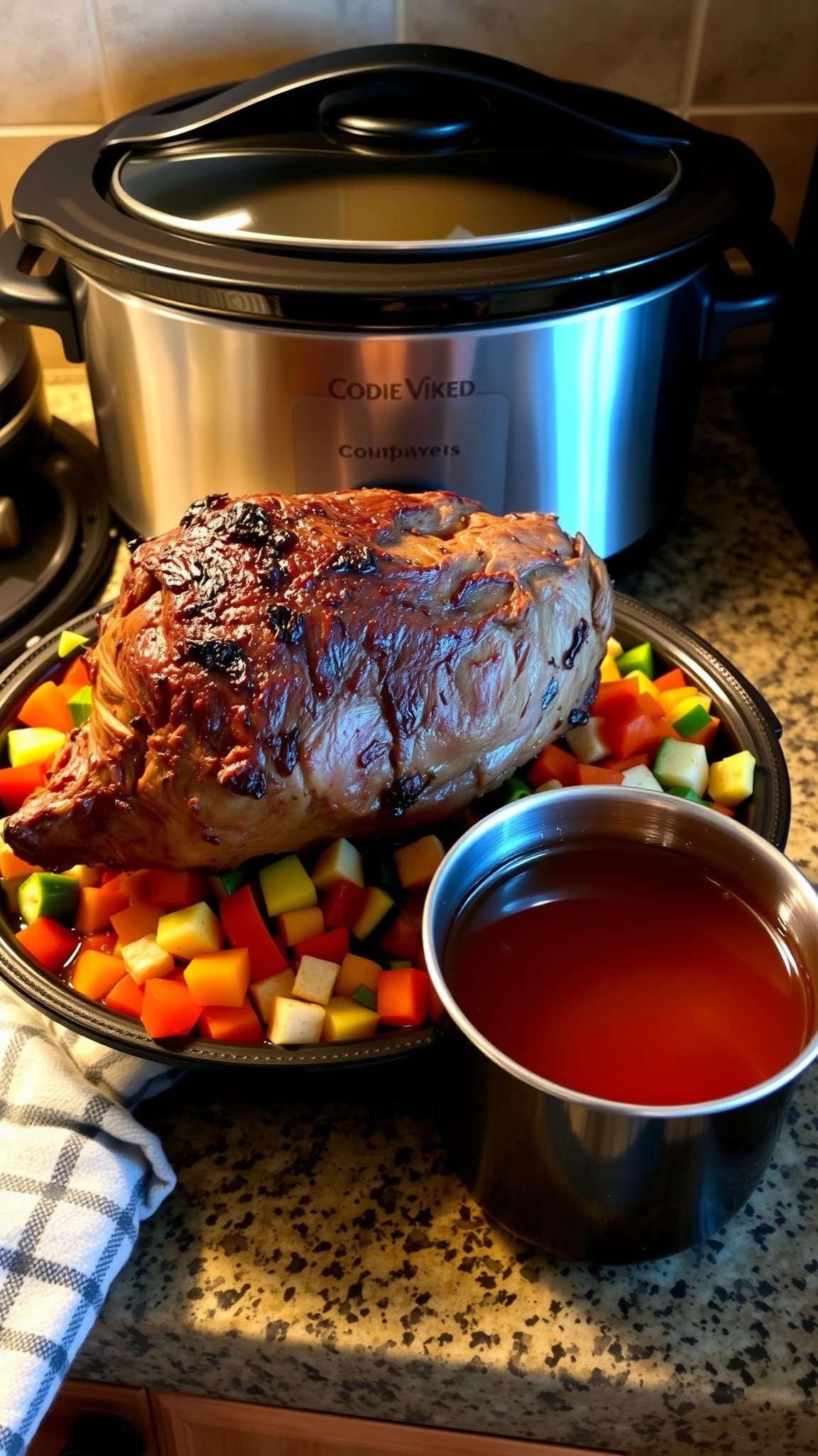 Cooking the Pot Roast in a Slow Cooker