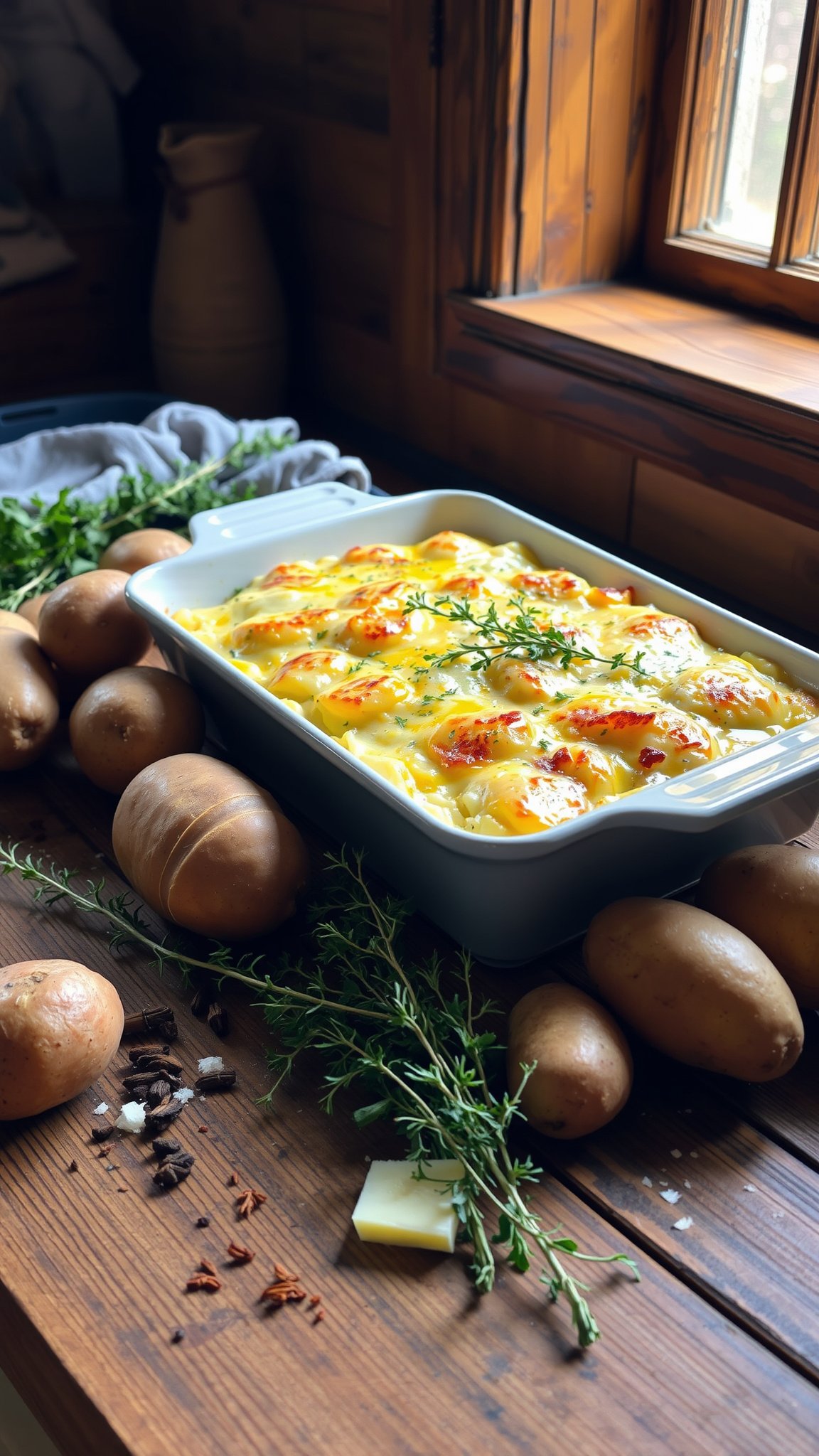 Essential Ingredients for Cheesy Scalloped Potatoes