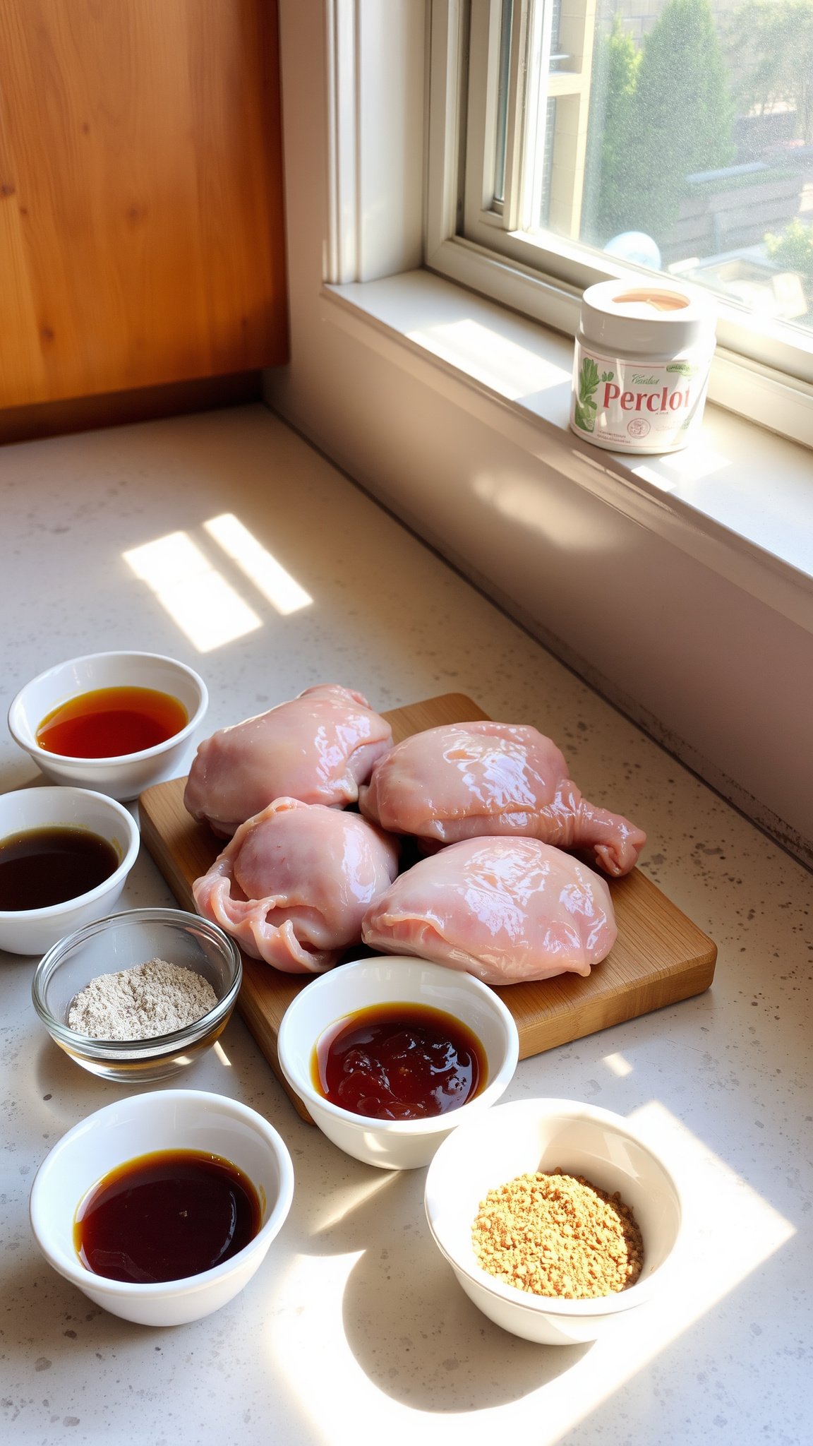 Ingredients for BBQ Baked Chicken