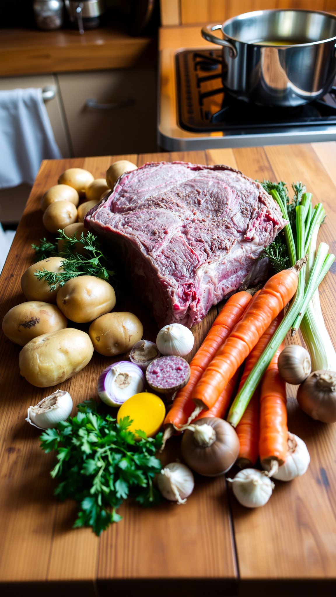 Ingredients for Hearty Beef Stew