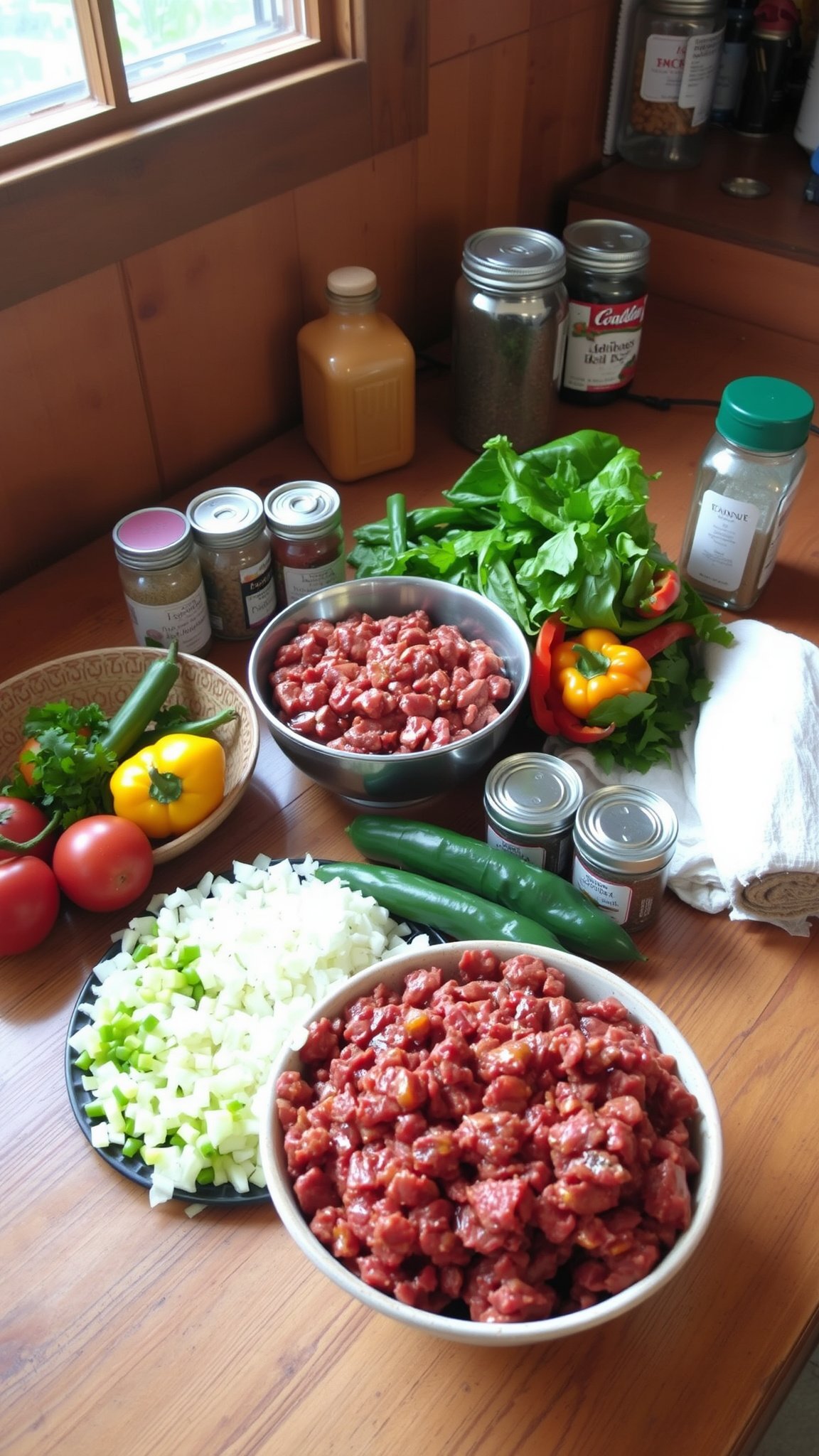 Ingredients for the Best Beef Chili