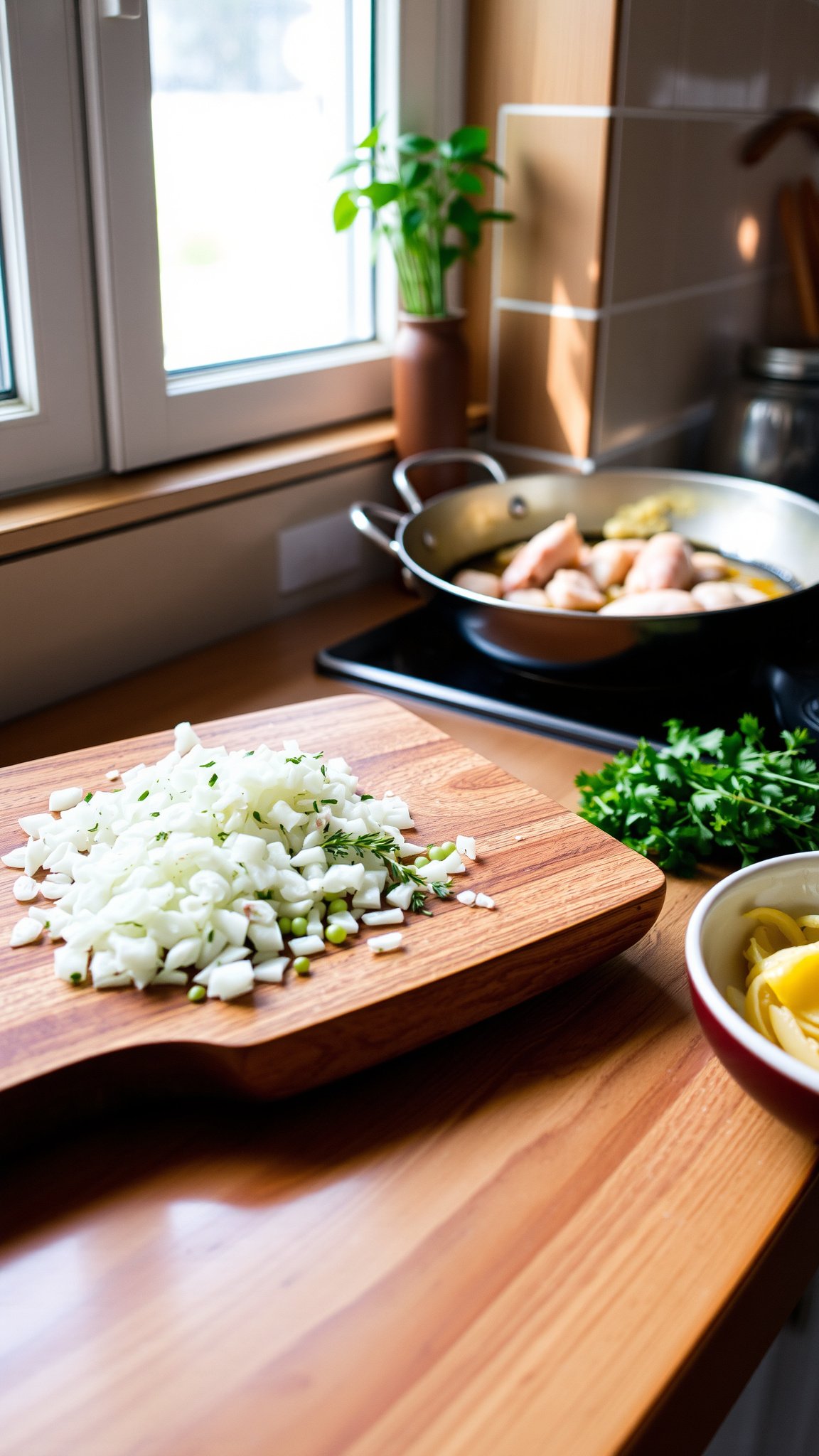 Ingredients for the One-Pot Creamy Chicken Pasta