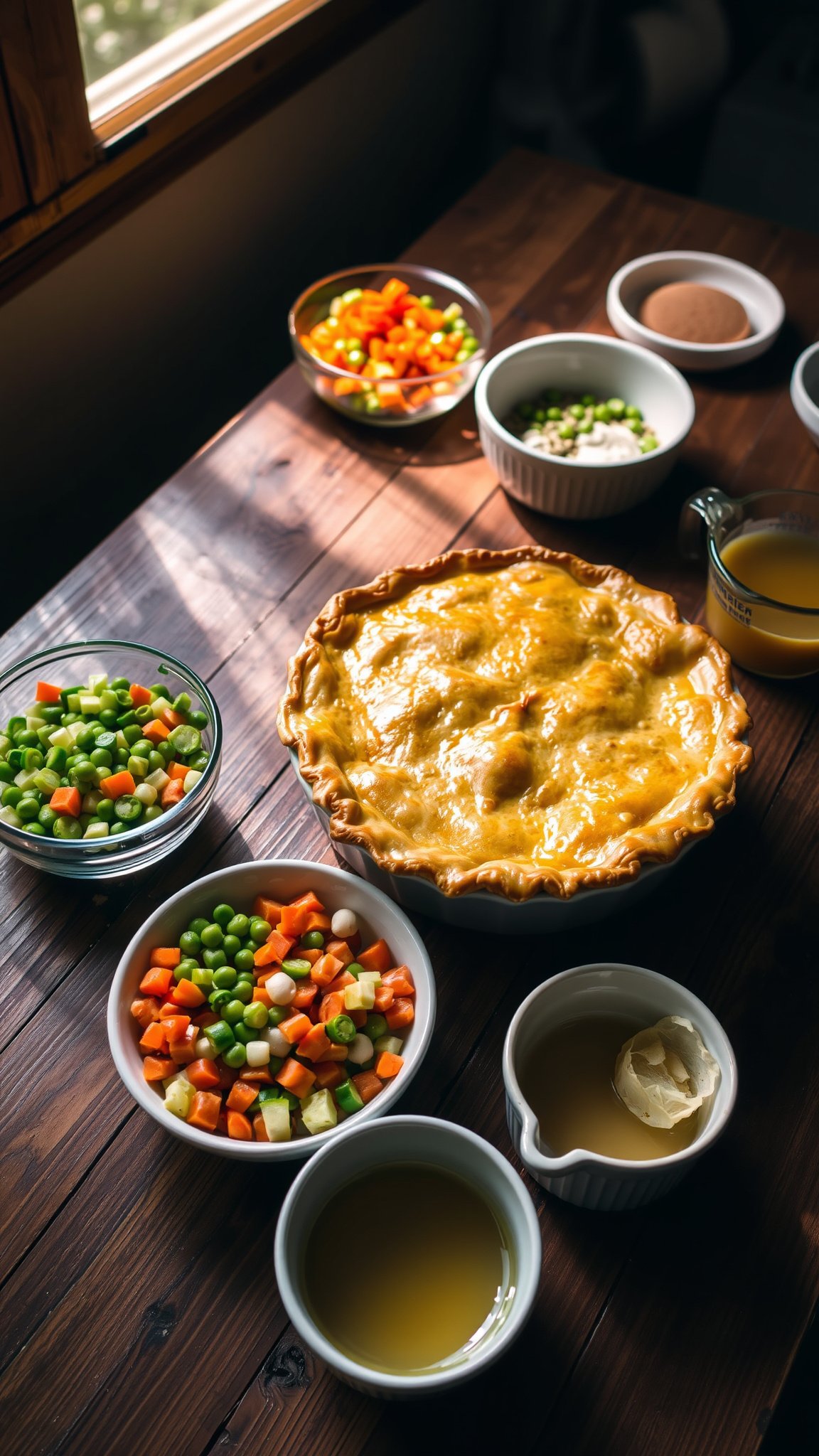 Ingredients for the Perfect Chicken Pot Pie
