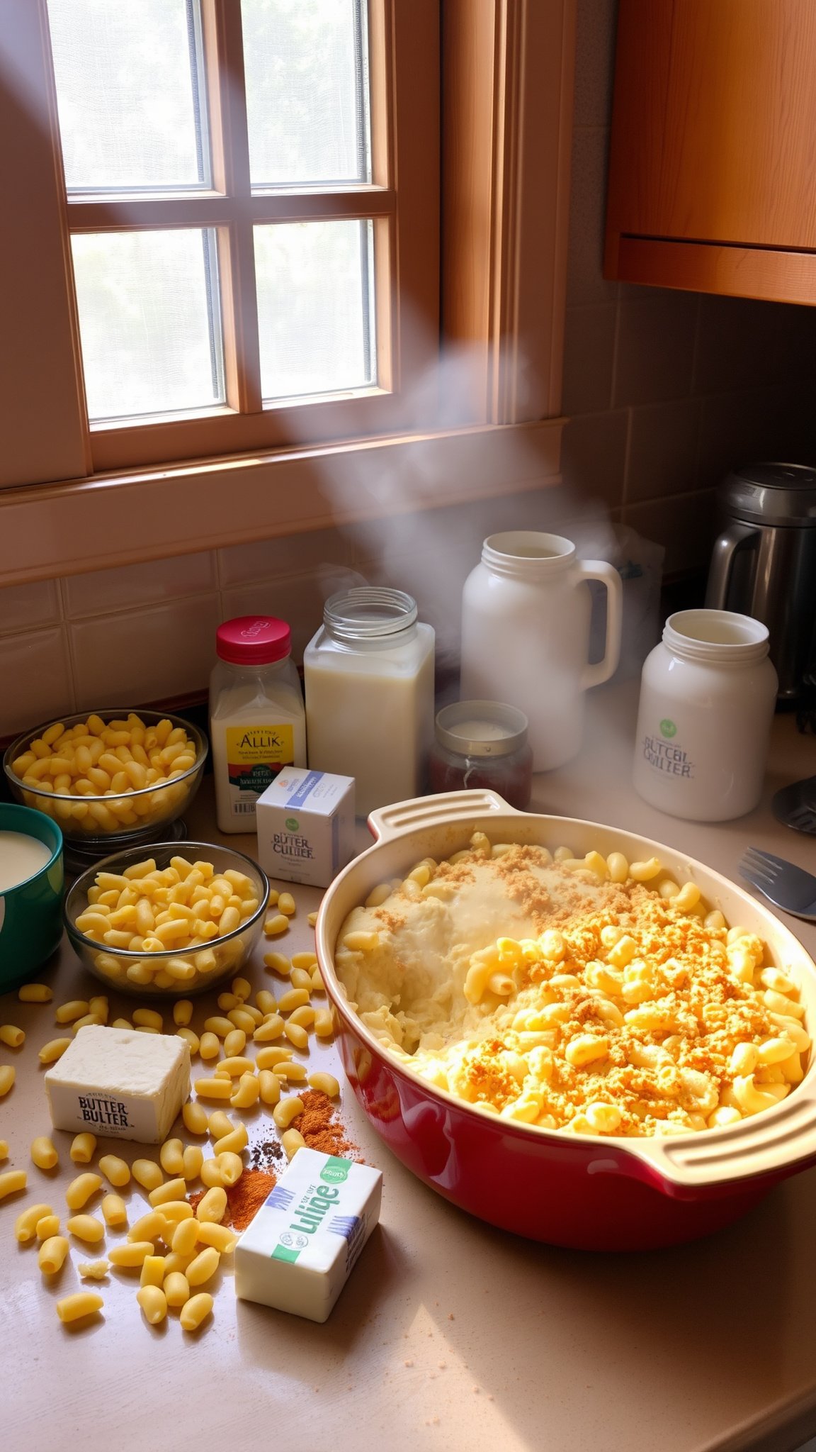 Ingredients for Your Mac and Cheese Bake