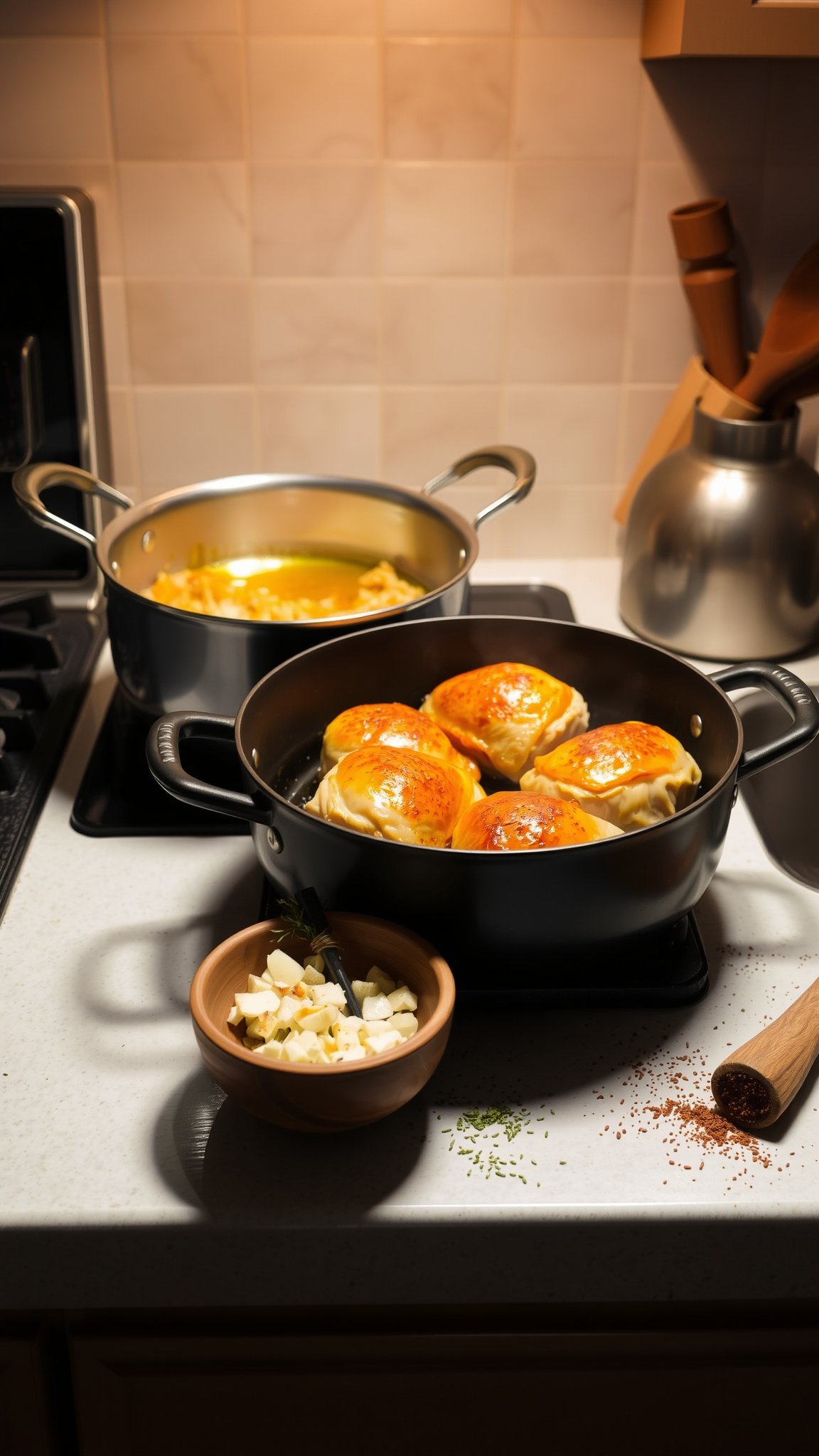 Preparing My Favorite Chicken and Rice