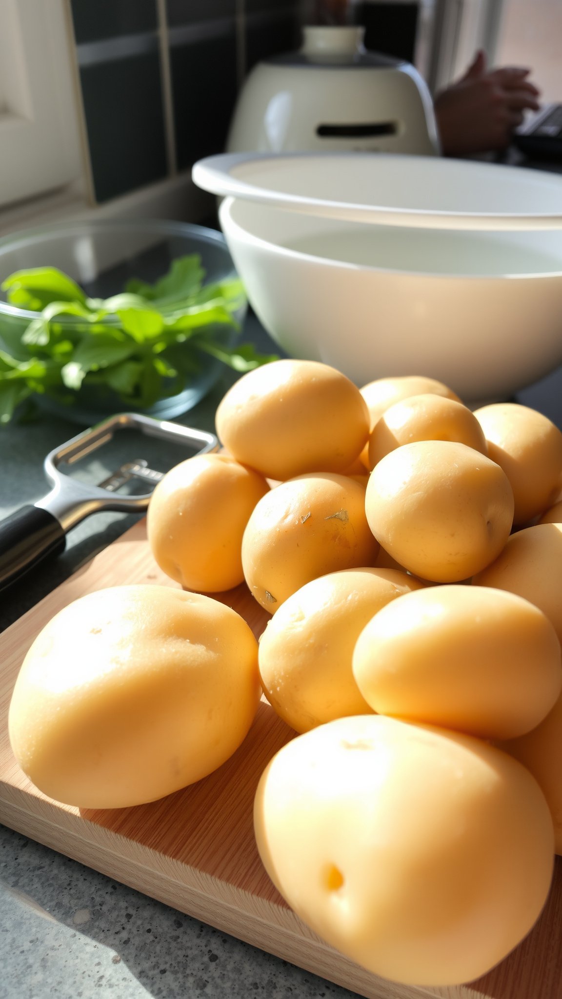 Preparing the Potatoes